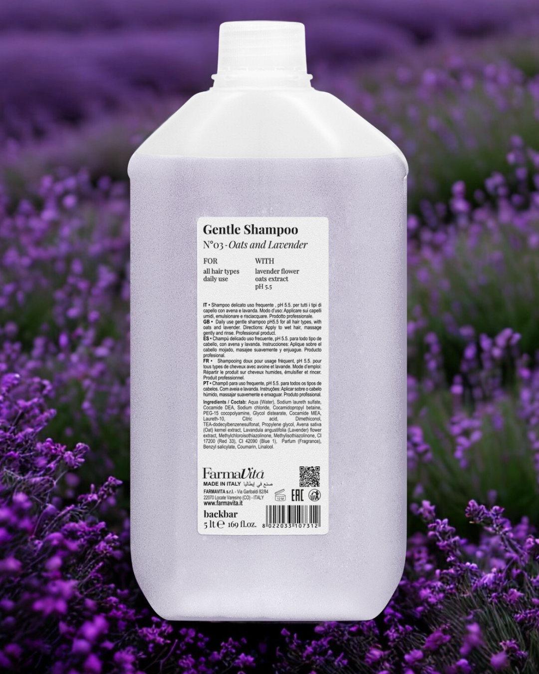 Back Bar Gentle Shampoo No.3 Oats & Lavender